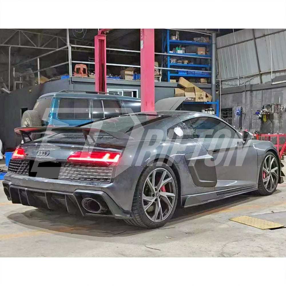 Paktechz Style Dry Carbon Fiber Rear Spoiler GT Wing For Audi R8 2016-2024