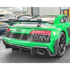 GT RWD Style Dry Carbon Fiber Rear Diffuser For Audi R8 2020-2024