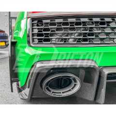 GT RWD Style Dry Carbon Fiber Rear Bumper Canards Splitter For Audi R8 2020-2024