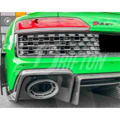 GT RWD Style Dry Carbon Fiber Rear Diffuser For Audi R8 2020-2024