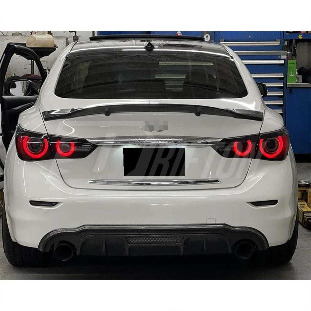 400R Black Style Rear Tail Light For Infiniti Q50 2013-2017