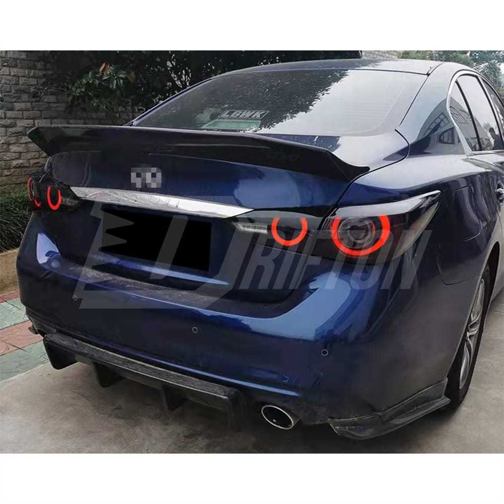 400R Skyline Black Style Tail Light For Infiniti Q50 2018-2024
