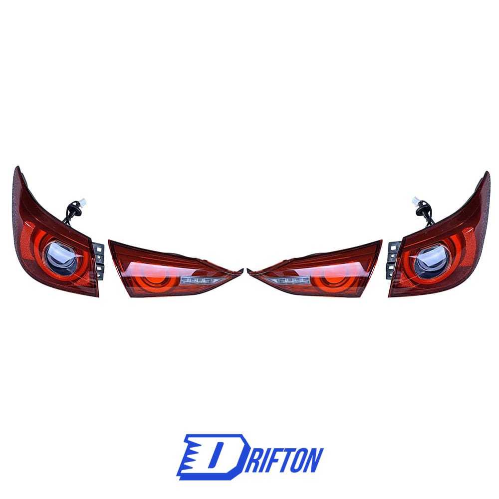 400R Style Rear Tail Light For Infiniti Q50 2018-2024