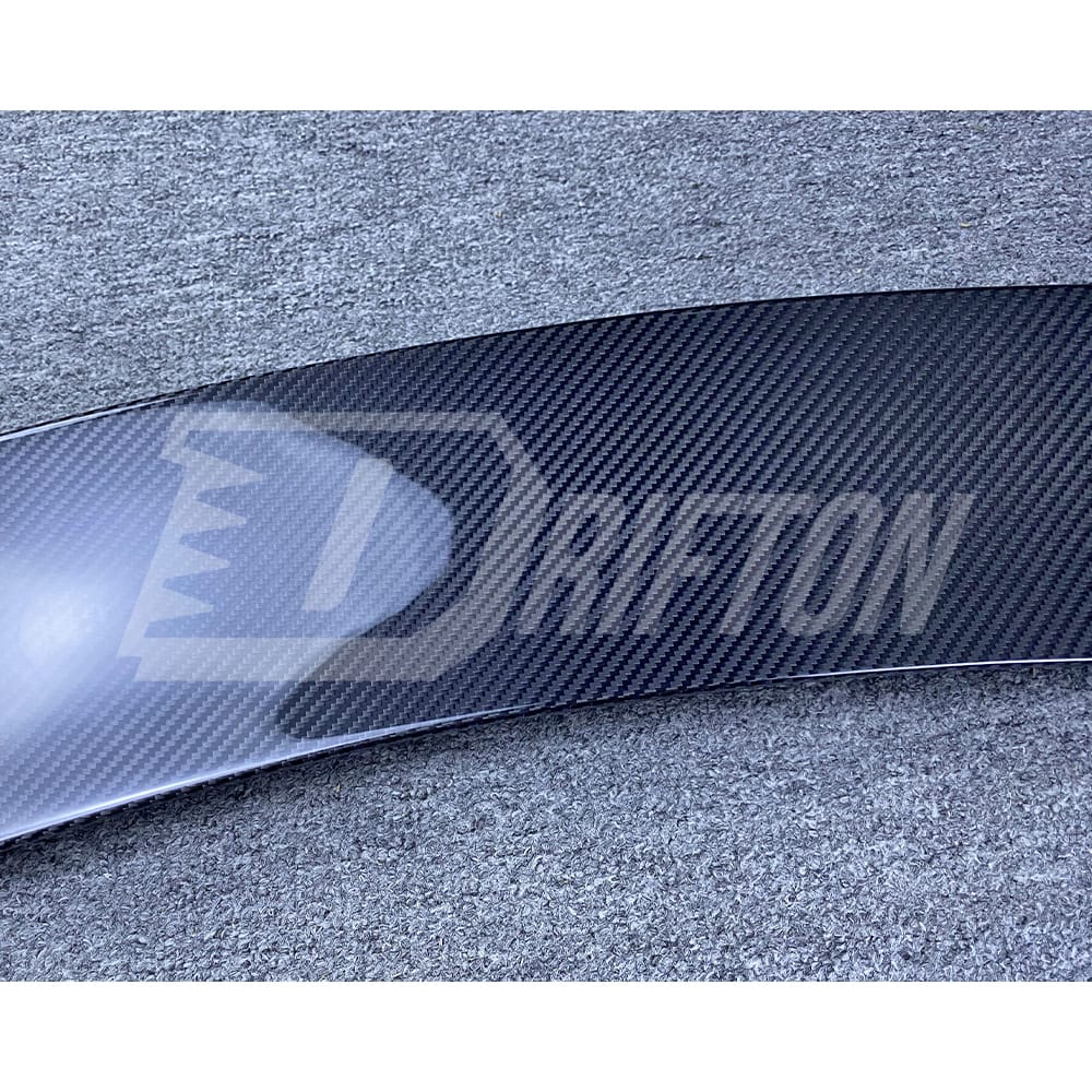 Contact us to get professional assistance & order. Features: &bull; High-tech production line(3D Scanning&rarr;3Ddesign&rarr;3D printing&rarr;CNC mold&rarr;Tests) &bull; High fitting accuracy &bull; Made by Real Carbon Fiber material &bull; 3K/6K/12K Plain/Twill/Forged Carbon Fiber Weave Finished Option &bull; Glossy & Matte Finishing, UV Protection From Fading &bull; Carefully Packaged by Carton Box with Wooden Frame &bull; Global shipping by air & sea &bull; Any products produce by DRIFTON will offer after-sales support & guarantee