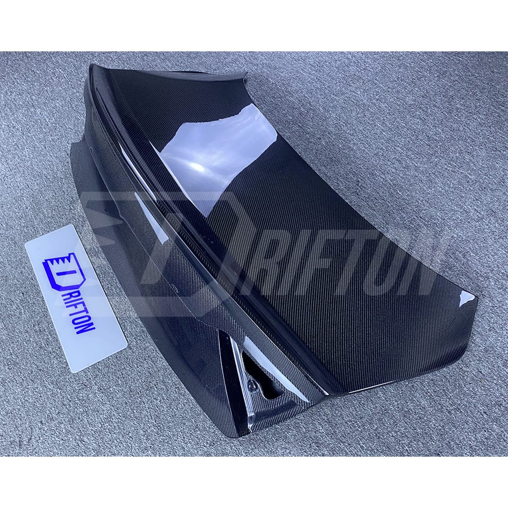 Contact us to get professional assistance & order. Features: &bull; High-tech production line(3D Scanning&rarr;3Ddesign&rarr;3D printing&rarr;CNC mold&rarr;Tests) &bull; High fitting accuracy &bull; Made by Real Carbon Fiber material &bull; 3K/6K/12K Plain/Twill/Forged Carbon Fiber Weave Finished Option &bull; Glossy & Matte Finishing, UV Protection From Fading &bull; Carefully Packaged by Carton Box with Wooden Frame &bull; Global shipping by air & sea &bull; Any products produce by DRIFTON will offer after-sales support & guarantee
