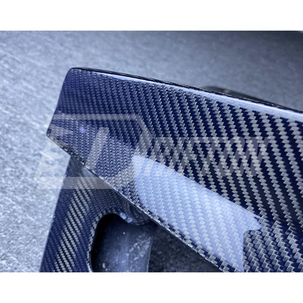 Contact us to get professional assistance & order. Features: &bull; High-tech production line(3D Scanning&rarr;3Ddesign&rarr;3D printing&rarr;CNC mold&rarr;Tests) &bull; High fitting accuracy &bull; Made by Real Carbon Fiber material &bull; 3K/6K/12K Plain/Twill/Forged Carbon Fiber Weave Finished Option &bull; Glossy & Matte Finishing, UV Protection From Fading &bull; Carefully Packaged by Carton Box with Wooden Frame &bull; Global shipping by air & sea &bull; Any products produce by DRIFTON will offer after-sales support & guarantee