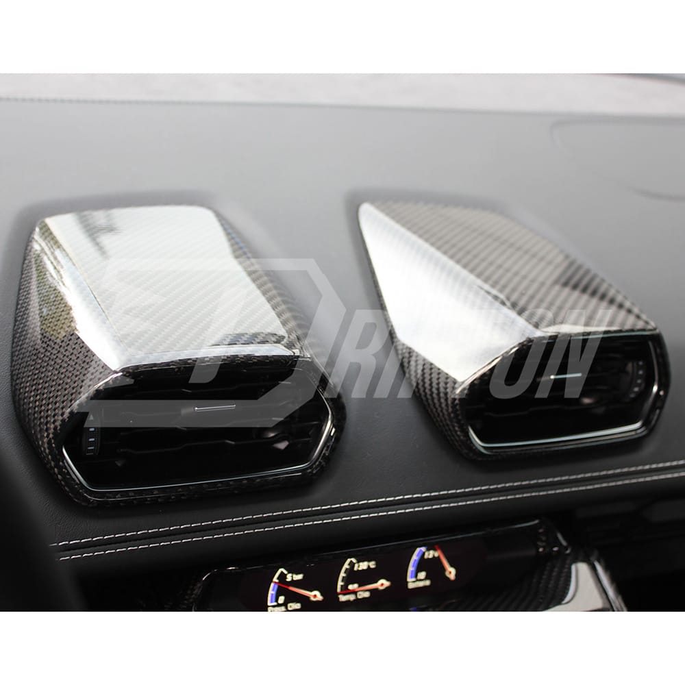 Dry Carbon Fiber AC Caps For Lamborghini Huracan Lp610-4 Lp580 2014-2016