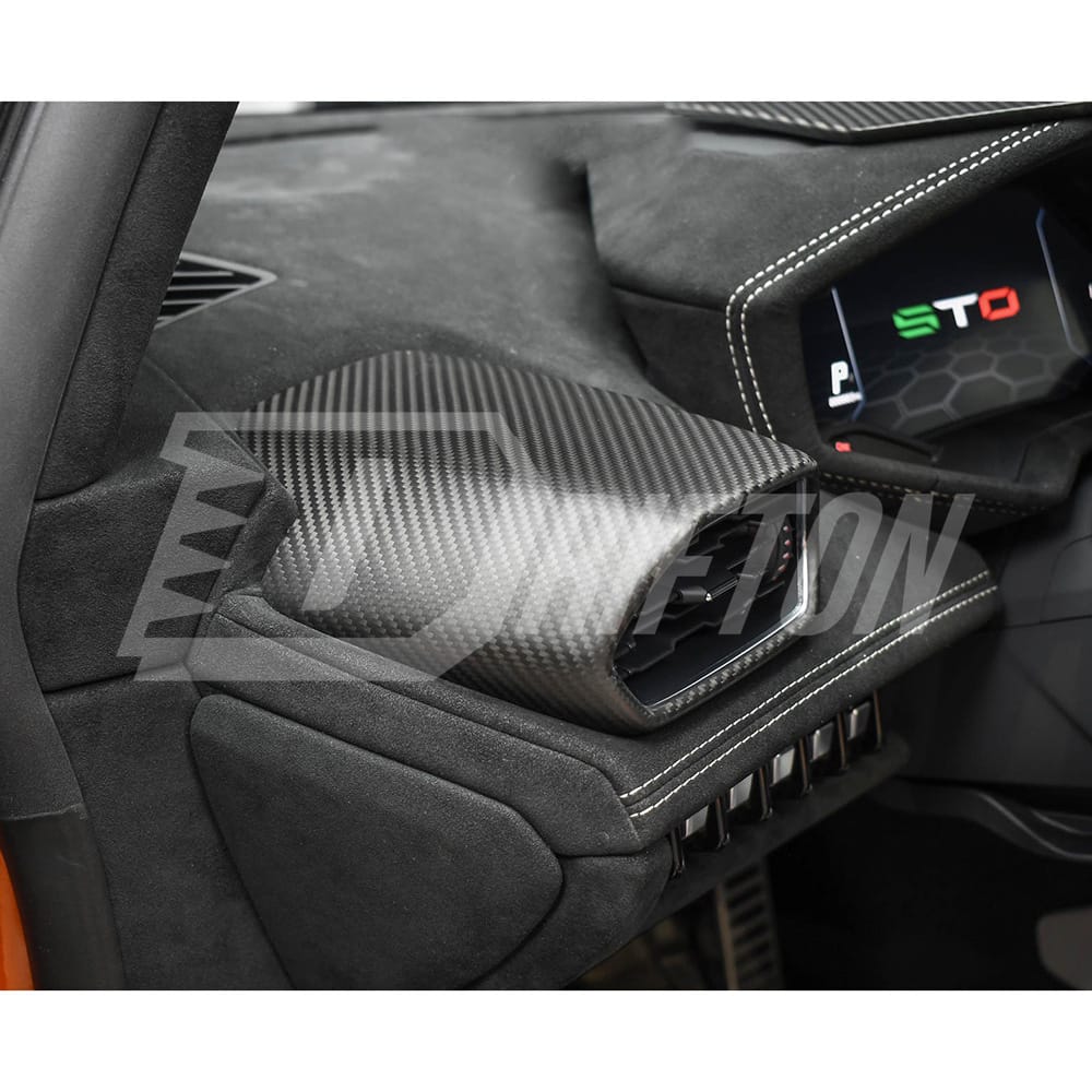 Dry Carbon Fiber AC Caps For Lamborghini Huracan Lp610-4 Lp580 2014-2016