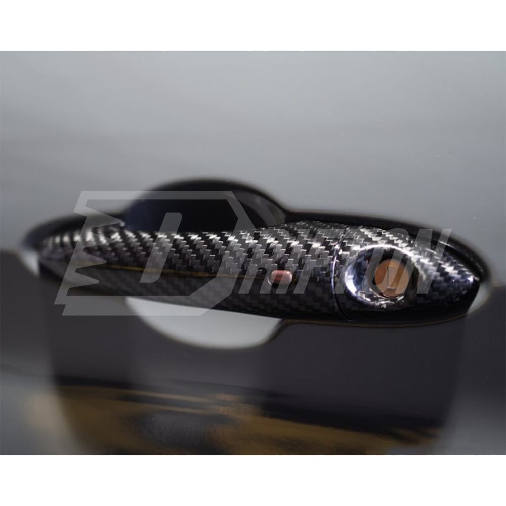 Dry Carbon Fiber Door Handle Cover For Alfa Romeo Giulia Quadrifoglio 2016-2023