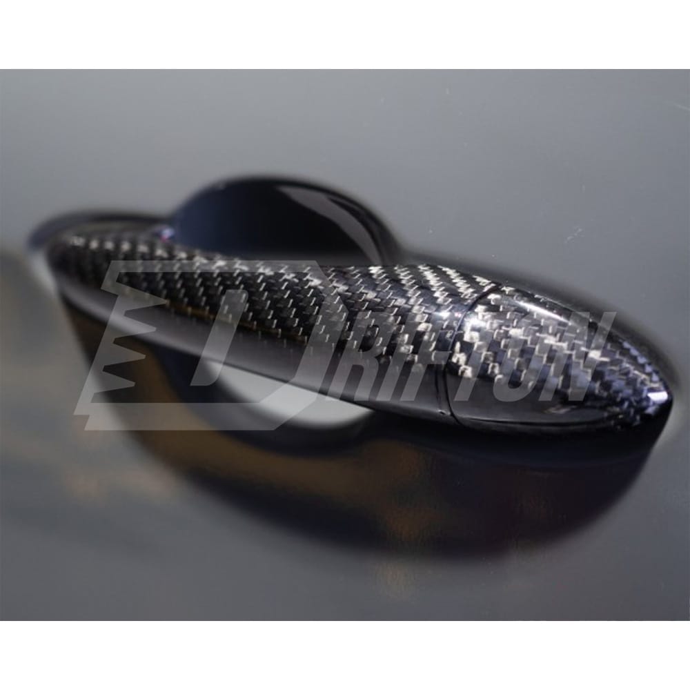 Dry Carbon Fiber Door Handle Cover For Alfa Romeo Giulia Quadrifoglio 2016-2023