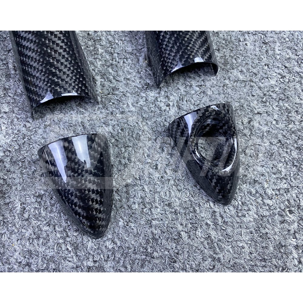 Dry Carbon Fiber Door Handle Cover For Alfa Romeo Giulia Quadrifoglio 2016-2023