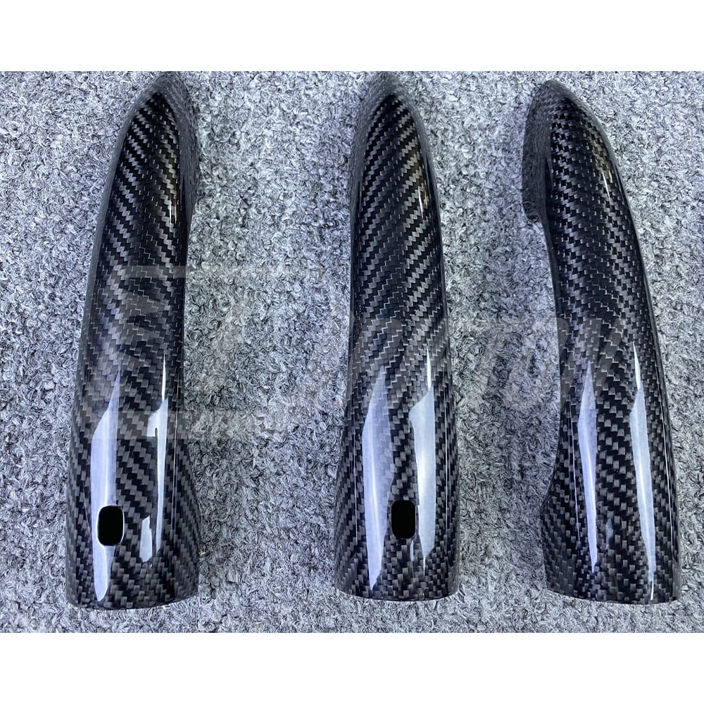 Dry Carbon Fiber Door Handle Cover For Alfa Romeo Giulia Quadrifoglio 2016-2023