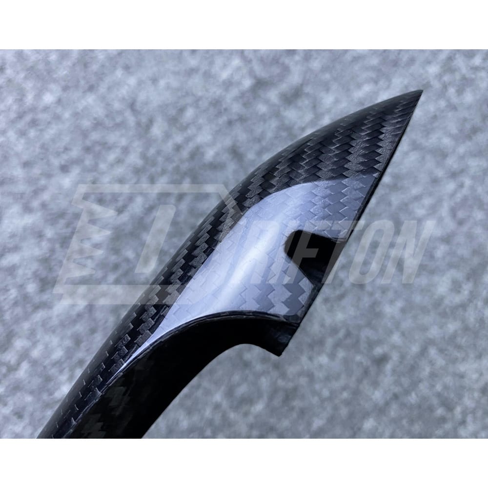 Dry Carbon Fiber Door Handle Cover For Alfa Romeo Giulia Quadrifoglio 2016-2023