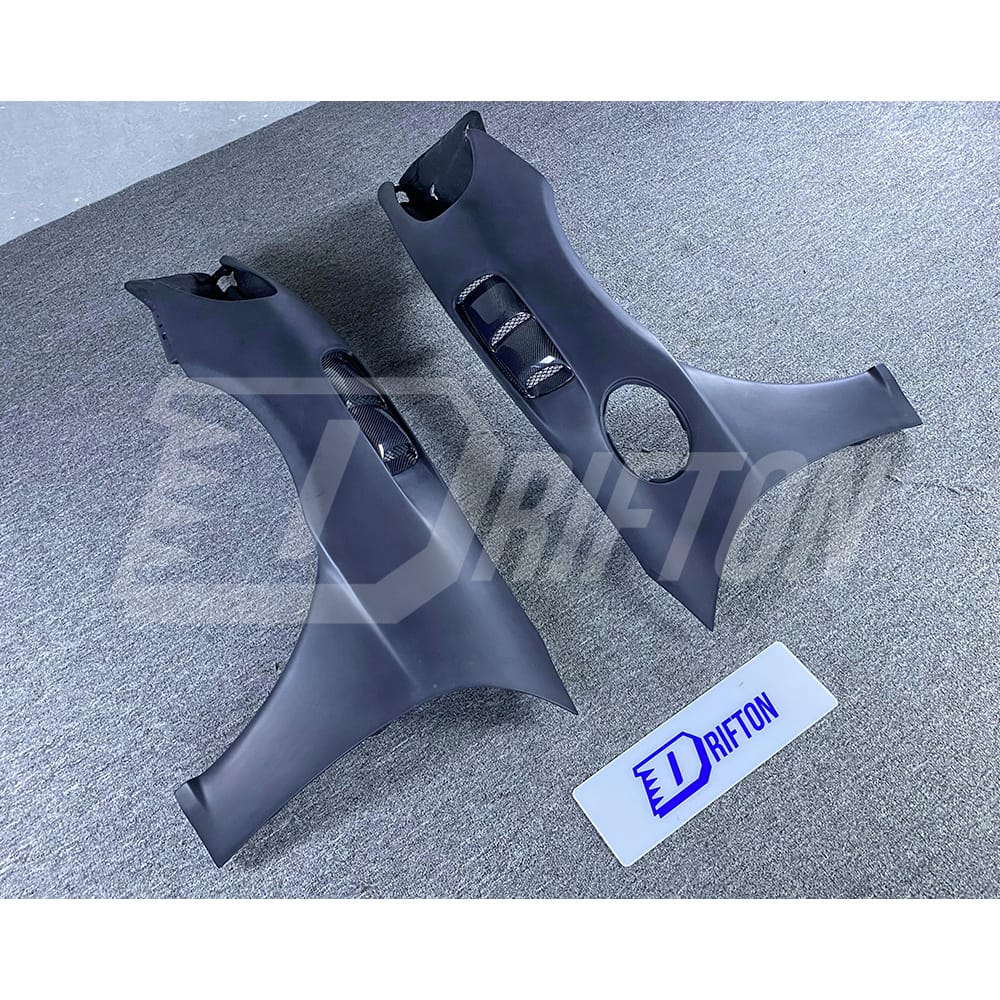 Contact us to get professional assistance & order. Features: &bull; High-tech production line(3D Scanning&rarr;3Ddesign&rarr;3D printing&rarr;CNC mold&rarr;Tests) &bull; High fitting accuracy &bull; Made by Real Carbon Fiber material &bull; 3K/6K/12K Plain/Twill/Forged Carbon Fiber Weave Finished Option &bull; Glossy & Matte Finishing, UV Protection From Fading &bull; Carefully Packaged by Carton Box with Wooden Frame &bull; Global shipping by air & sea &bull; Any products produce by DRIFTON will offer after-sales support & guarantee