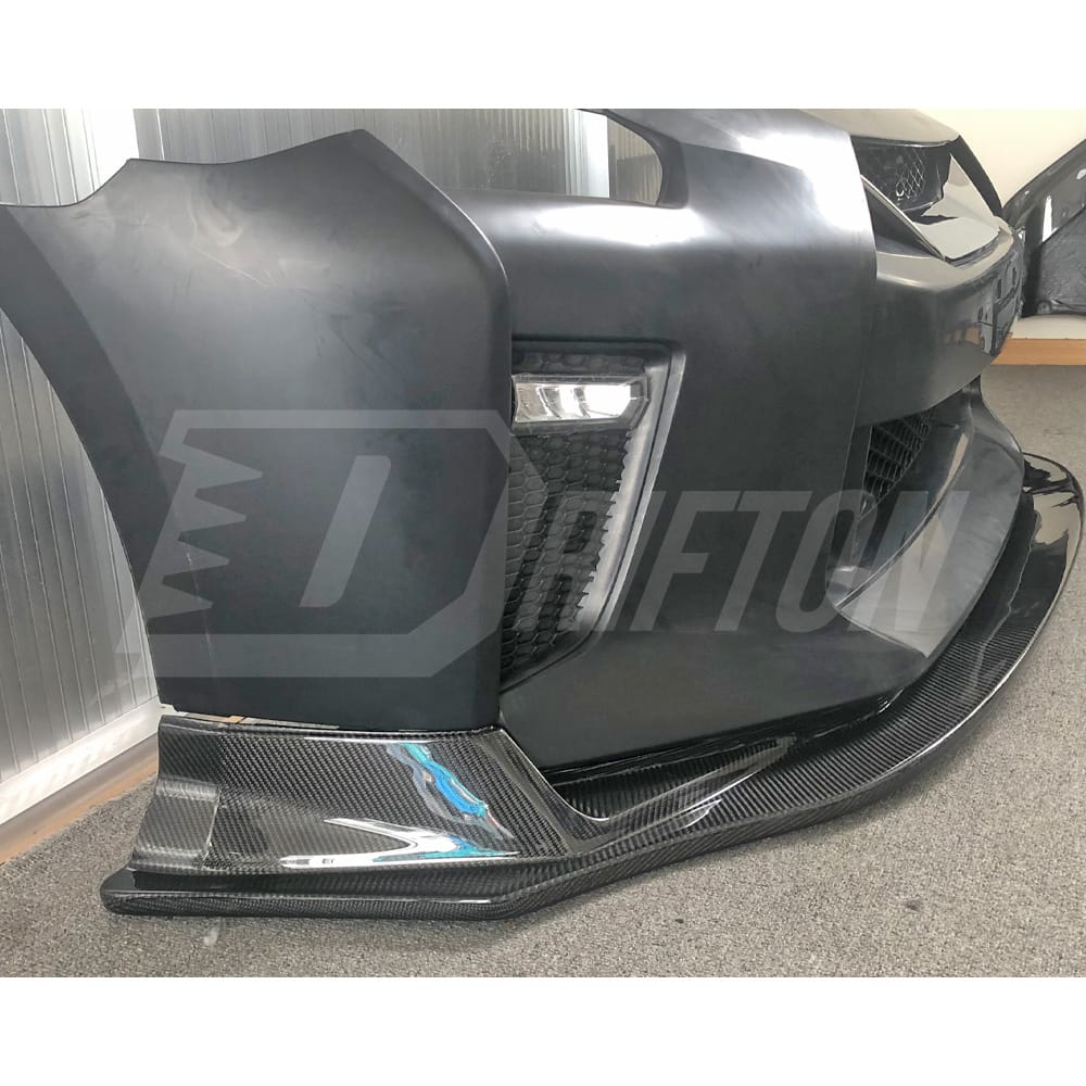 LB V1.5 Style Carbon Fiber Front Lip For Nissan R35 GTR 2017-2022