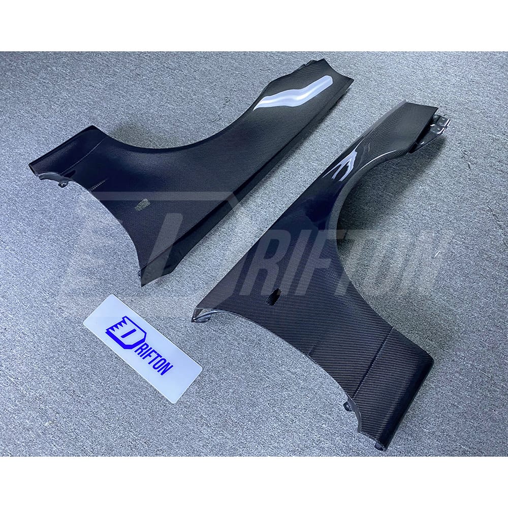 Contact us to get professional assistance & order. Features: &bull; High-tech production line(3D Scanning&rarr;3Ddesign&rarr;3D printing&rarr;CNC mold&rarr;Tests) &bull; High fitting accuracy &bull; Made by Real Carbon Fiber material &bull; 3K/6K/12K Plain/Twill/Forged Carbon Fiber Weave Finished Option &bull; Glossy & Matte Finishing, UV Protection From Fading &bull; Carefully Packaged by Carton Box with Wooden Frame &bull; Global shipping by air & sea &bull; Any products produce by DRIFTON will offer after-sales support & guarantee