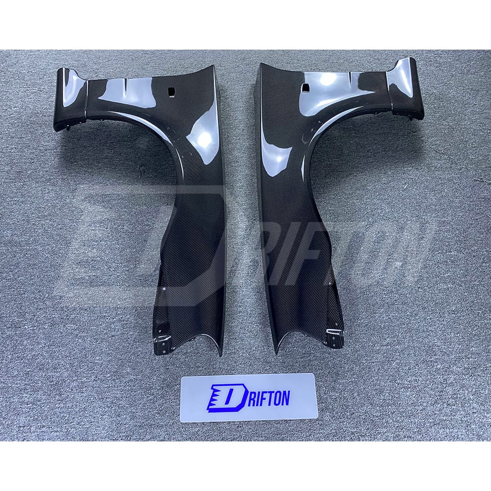 Contact us to get professional assistance & order. Features: &bull; High-tech production line(3D Scanning&rarr;3Ddesign&rarr;3D printing&rarr;CNC mold&rarr;Tests) &bull; High fitting accuracy &bull; Made by Real Carbon Fiber material &bull; 3K/6K/12K Plain/Twill/Forged Carbon Fiber Weave Finished Option &bull; Glossy & Matte Finishing, UV Protection From Fading &bull; Carefully Packaged by Carton Box with Wooden Frame &bull; Global shipping by air & sea &bull; Any products produce by DRIFTON will offer after-sales support & guarantee