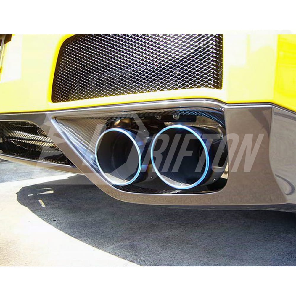 OEM Style Carbon Fiber Exhaust Surround Trim For Nissan R35 GTR 2008-2016