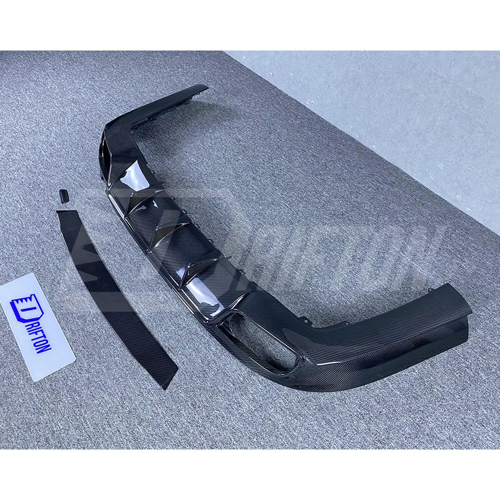 Paktechz Style Dry Carbon Fiber Rear Diffuser For Mercedes Benz AMG GT53 2019-2022