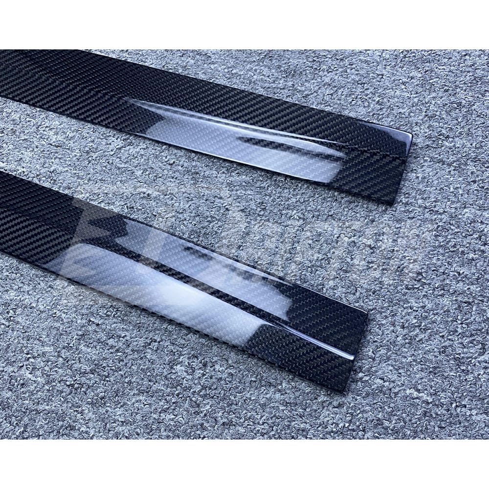 R44 Style Dry Carbon Fiber Side Skirt For BMW G87 M2 2023-Present