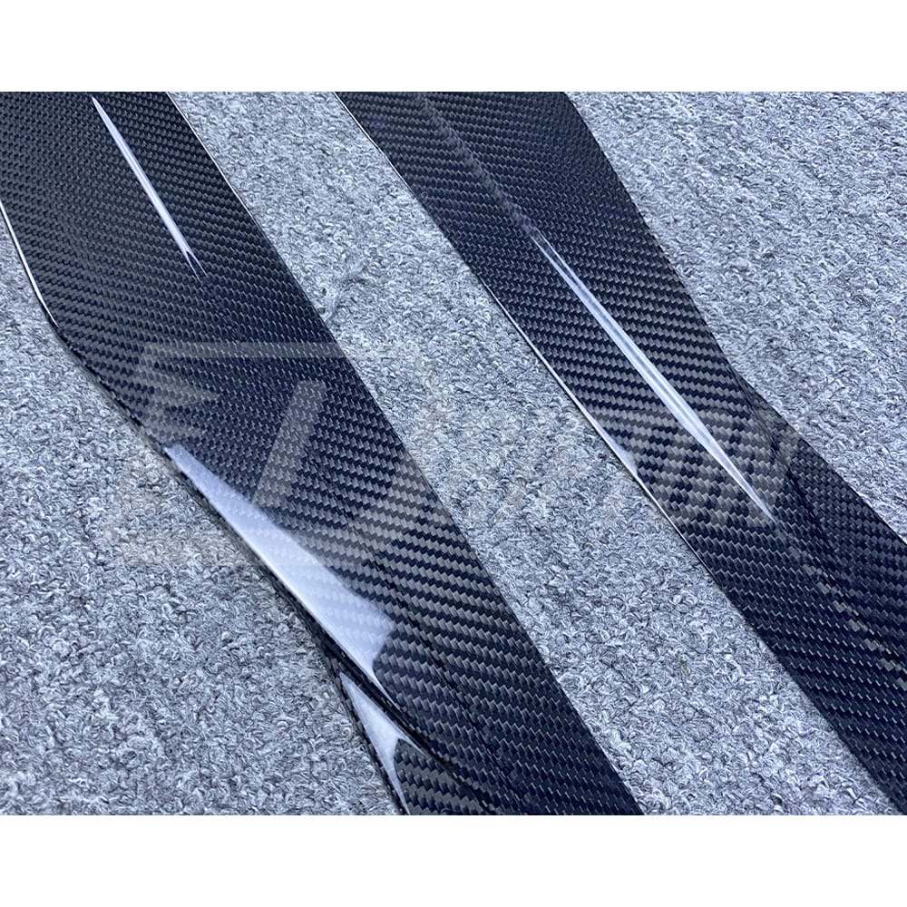 R44 Style Dry Carbon Fiber Side Skirt For BMW G87 M2 2023-Present