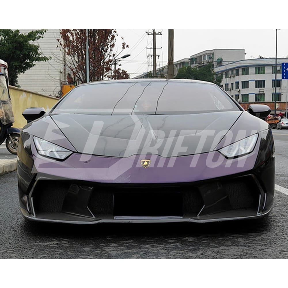Vorsteiner-Style Half Dry Carbon Fiber Front Bumper For Lamborghini Huracan LP610-4 2014-2018