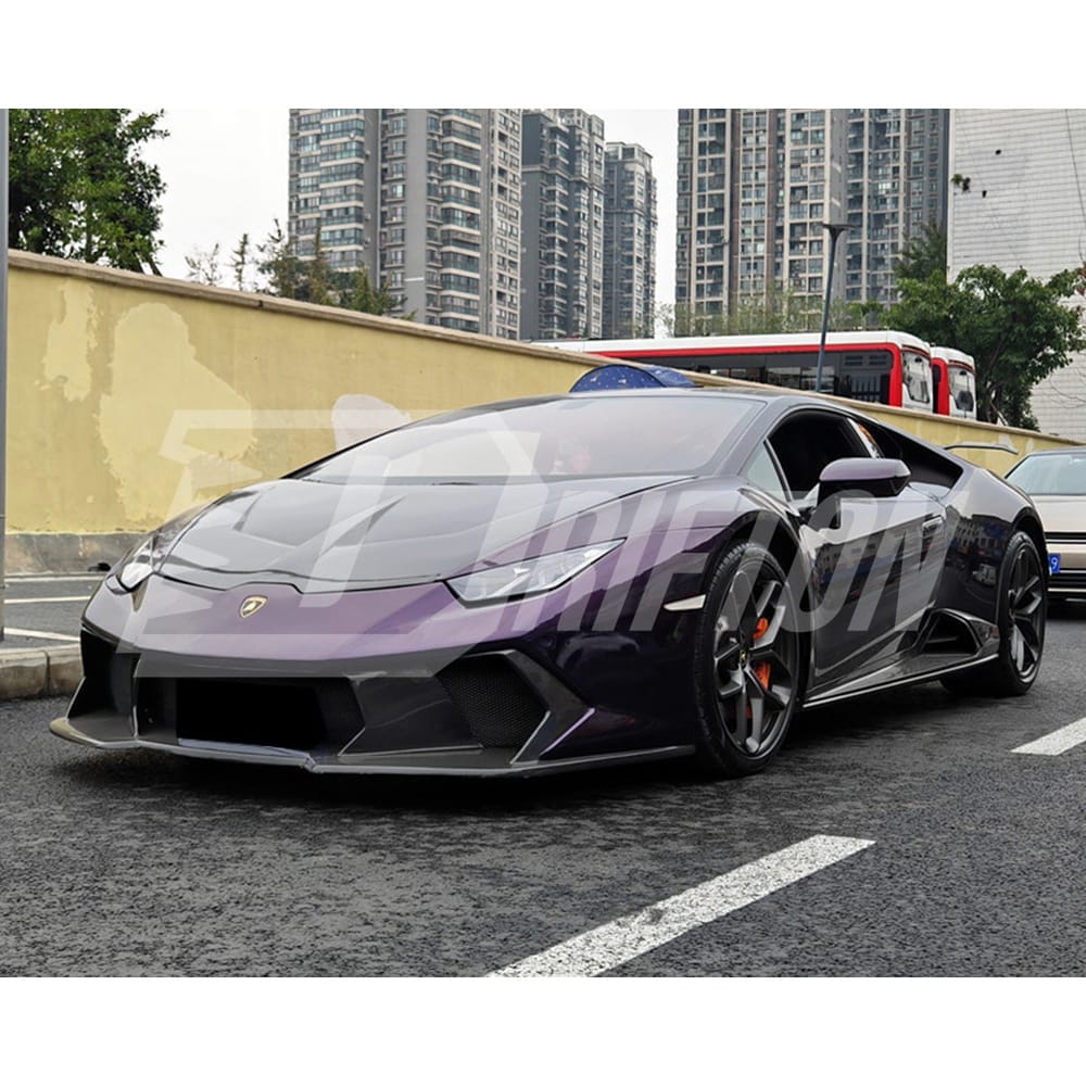 Vorsteiner-Style Half Dry Carbon Fiber Front Bumper For Lamborghini Huracan LP610-4 2014-2018
