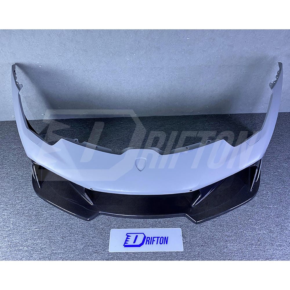Vorsteiner-Style Half Dry Carbon Fiber Front Bumper For Lamborghini Huracan LP610-4 2014-2018