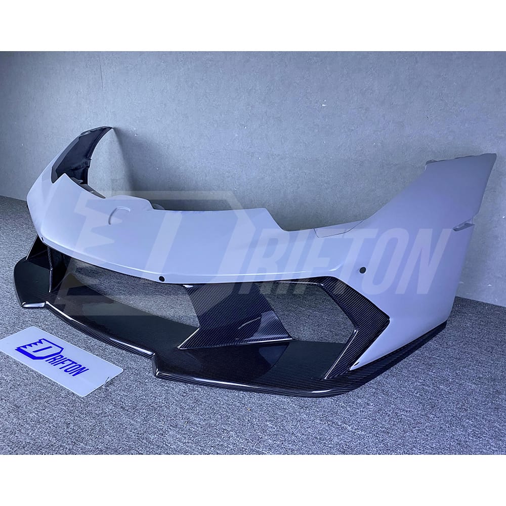 Vorsteiner-Style Half Dry Carbon Fiber Front Bumper For Lamborghini Huracan LP610-4 2014-2018