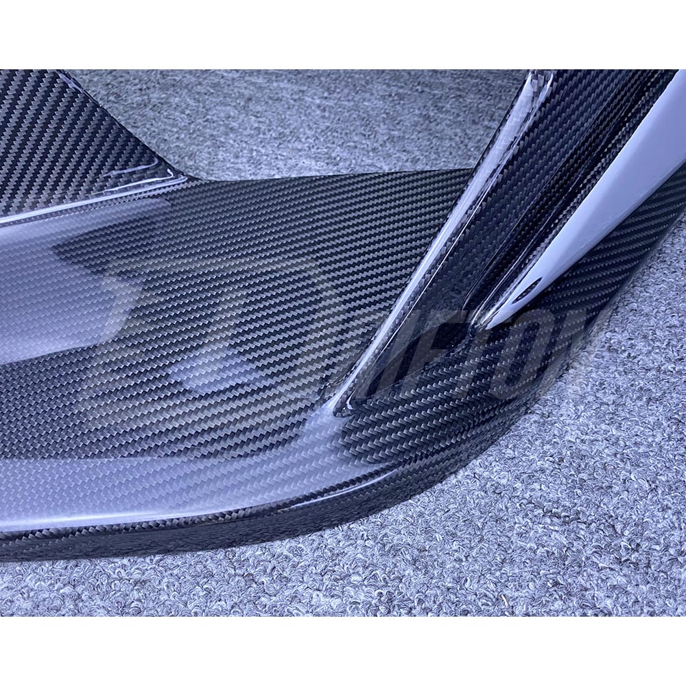 Vorsteiner-Style Half Dry Carbon Fiber Front Bumper For Lamborghini Huracan LP610-4 2014-2018