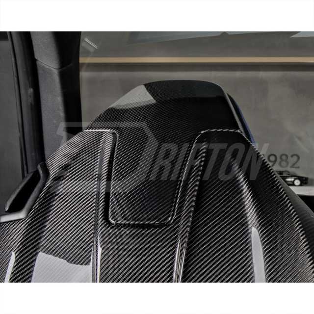 Dry Carbon Fiber Seat Headrest Back Cover Trim Kits For BMW M2 G87 M3 M4 G80 G81 G82 G83