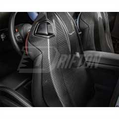 Dry Carbon Fiber Seat Back Cover Trim Kits For BMW M2 G87 M3 M4 G80 G81 G82 G83