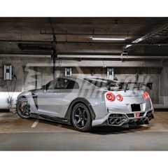 TopSecret Style Carbon Fiebr Rear Spoiler GT Wing For Nissan R35 GTR 2008-2026