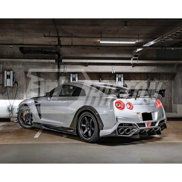 TopSecret Style Carbon Fiebr Rear Spoiler GT Wing For Nissan R35 GTR 2008-2026