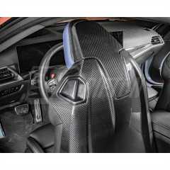 Dry Carbon Fiber Seat Back Cover Trim Kits Set For BMW M2 G87 M3 M4 G80 G81 G82 G83