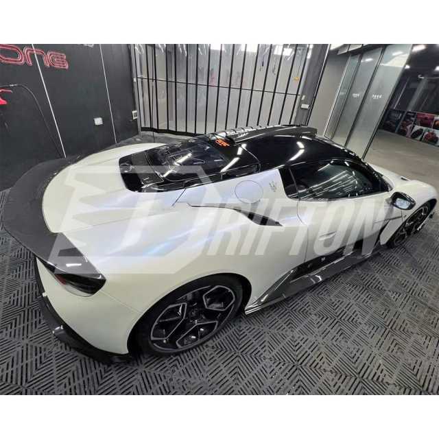 Aria Style Dry Carbon Fiber Rear Spoiler For Maserati MC20