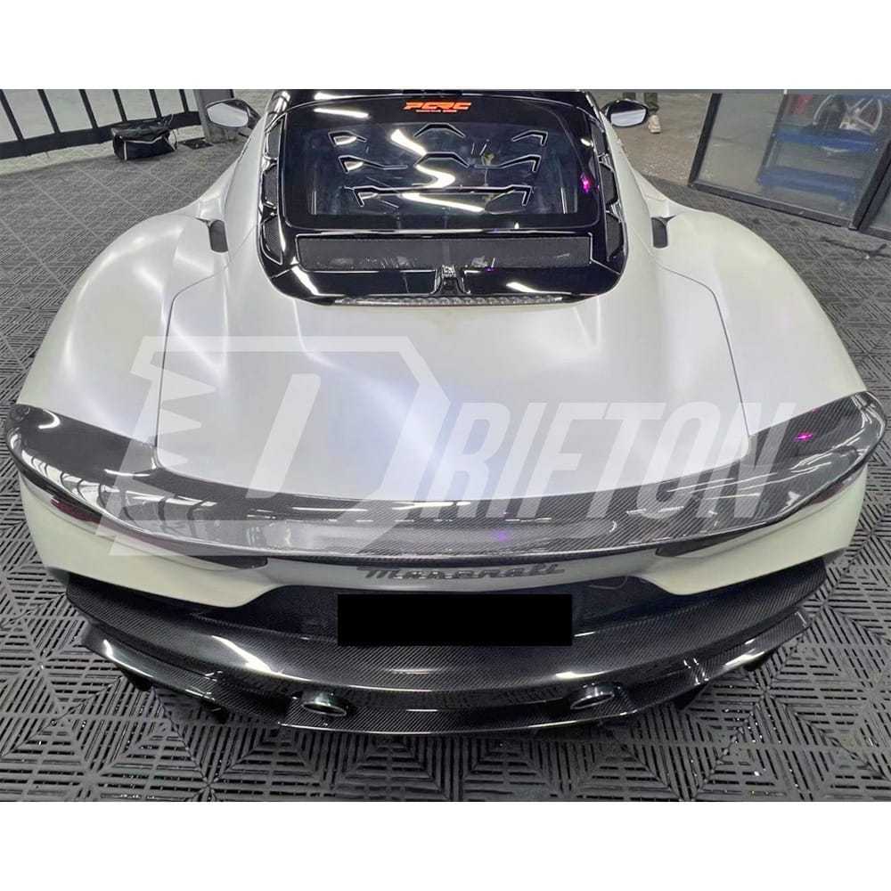 Aria Style Dry Carbon Fiber Rear Spoiler For Maserati MC20