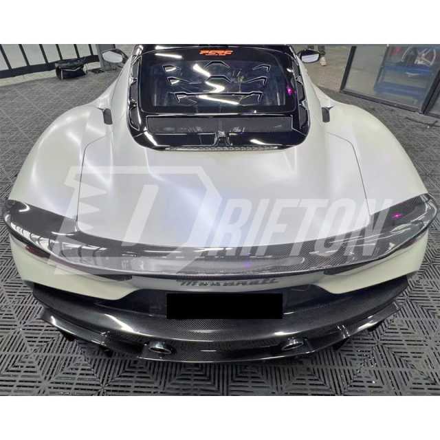 Aria Style Dry Carbon Fiber Rear Spoiler For Maserati MC20
