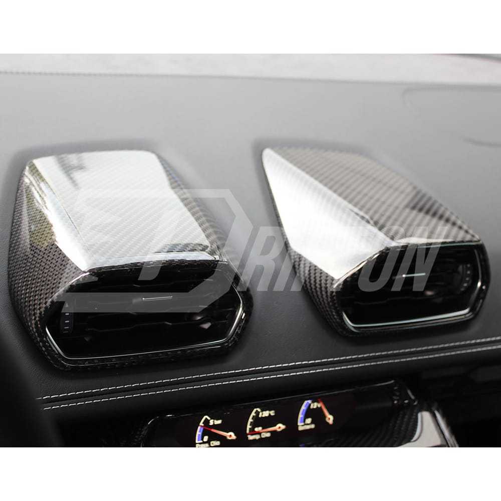 Dry Carbon Fiber Interiors Kits AC Panels Trim Caps For Lamborghini Huracan LP610 & LP580 & EVO & Tecnica LHD RHD 2014-2025