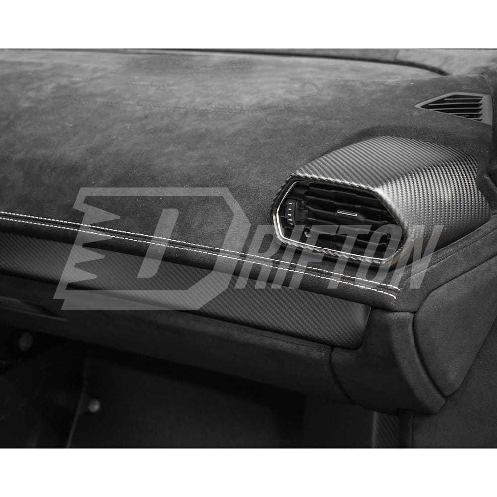 Dry Carbon Fiber Interiors Kits AC Panels Trim Caps For Lamborghini Huracan LP610 & LP580 & EVO & Tecnica LHD RHD 2014-2025