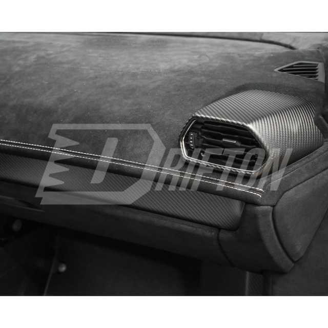 Dry Carbon Fiber Interiors Kits AC Panels Trim Caps For Lamborghini Huracan LP610 & LP580 & EVO & Tecnica LHD RHD 2014-2025