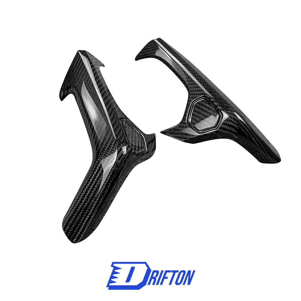 Dry Carbon Fiber Interiors Kits Door Handle Caps For Lamborghini Huracan LP610 & LP580 & EVO & Tecnica 2014-2025
