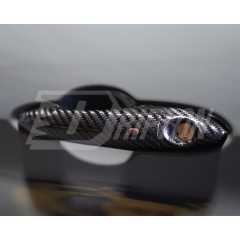 Dry Carbon Fiber Door Handle Cover For Alfa Romeo Giulia Quadrifoglio 2016-2023