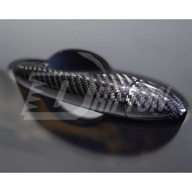 Dry Carbon Fiber Door Handle Cover For Alfa Romeo Giulia Quadrifoglio 2016-2023