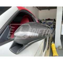 Dry Carbon Fiber Mirror Cap For Porsche 718 Cayman Boxster 2016-2025