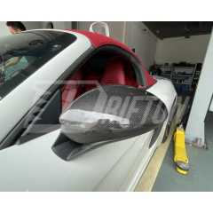 Dry Carbon Fiber Mirror Cap For Porsche 718 Cayman Boxster 2016-2025