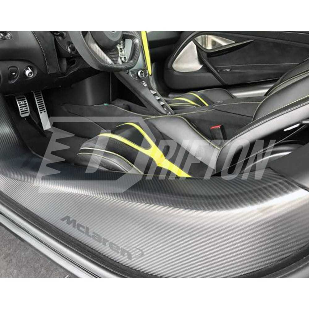 Dry Carbon Fiber Threshold Door Sills For Mclaren 720S 2017-2023