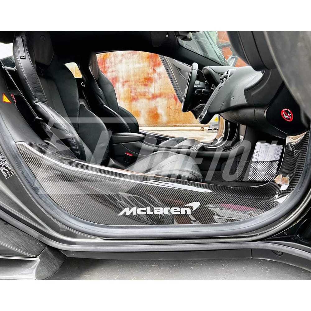 Dry Carbon Fiber Threshold Door Sills For Mclaren 720S 2017-2023