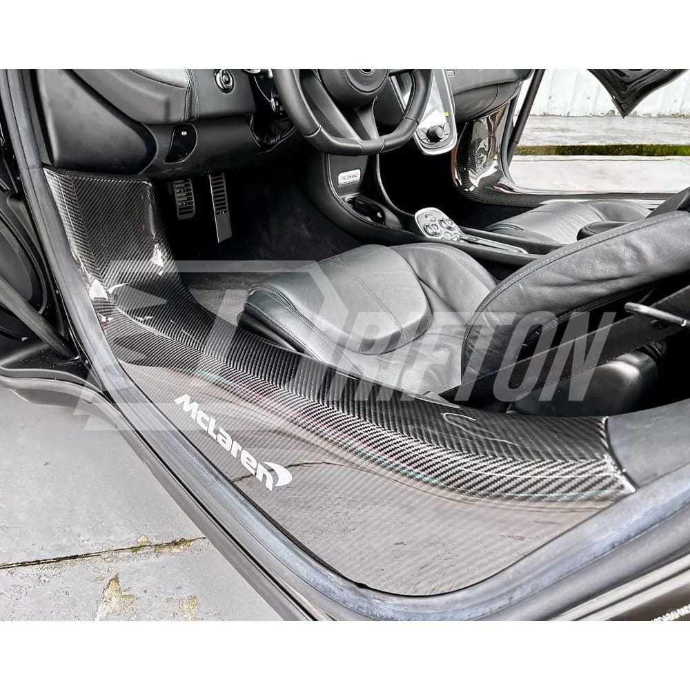 Dry Carbon Fiber Threshold Door Sills For Mclaren 720S 2017-2023