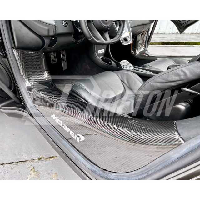 Dry Carbon Fiber Threshold Door Sills For Mclaren 720S 2017-2023